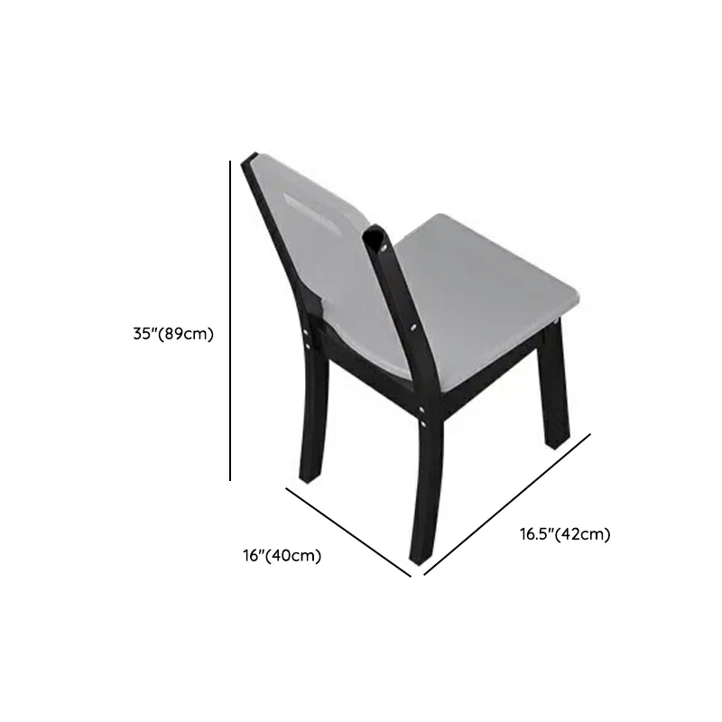 Stone Top Extendable Dining Set with Wood Legs Chairs for Home - image 14