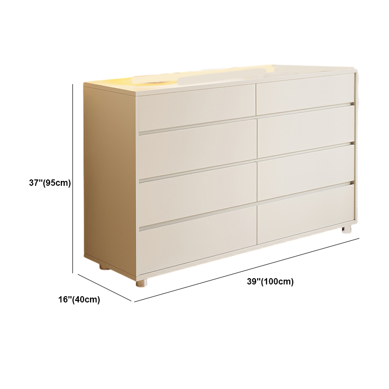 Modern White Wood Dressers with Soft-Close Drawers , Shelves Not Included - image 29