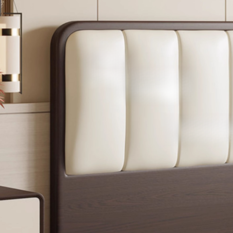 Modern Simple Style Panel Headboard in Natural Wood with No Distressing, Rectangle Shape for Twin XL/Queen/California King Bed, Featuring Sponge Upholstery and Standard Height - image 9