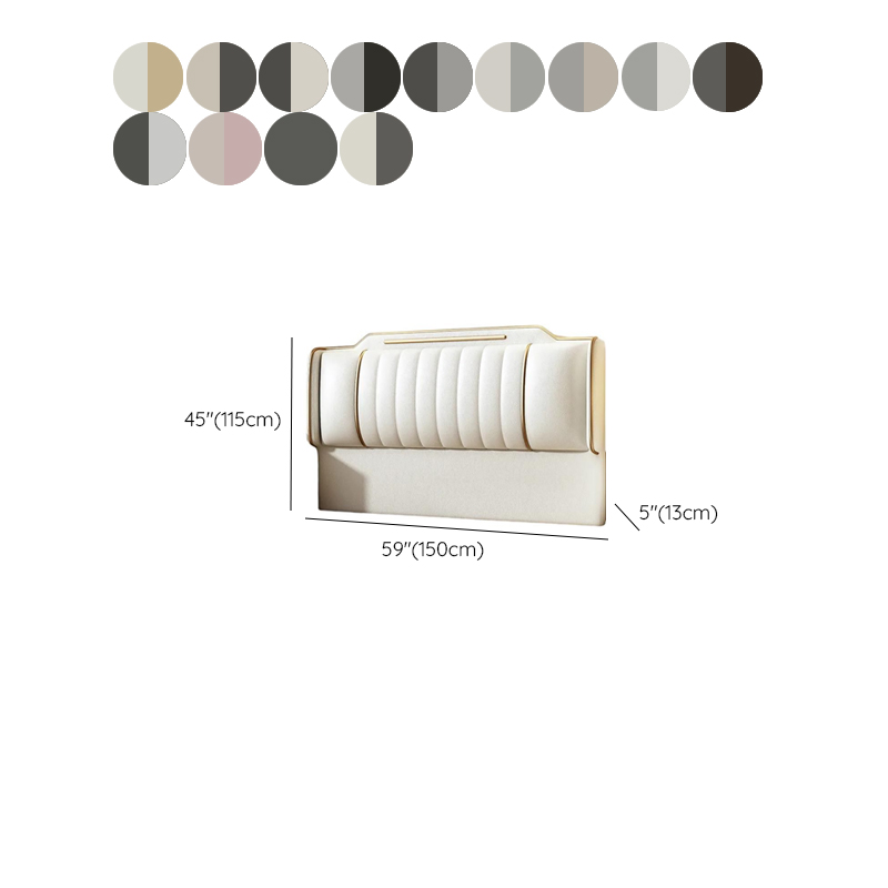 Simplistic Style Panel Headboard in Natural Wood with No Distressing, Rectangular Shape for Queen/Full/Twin XL Bed, Featuring Sponge Upholstery and Standard Height - image 18