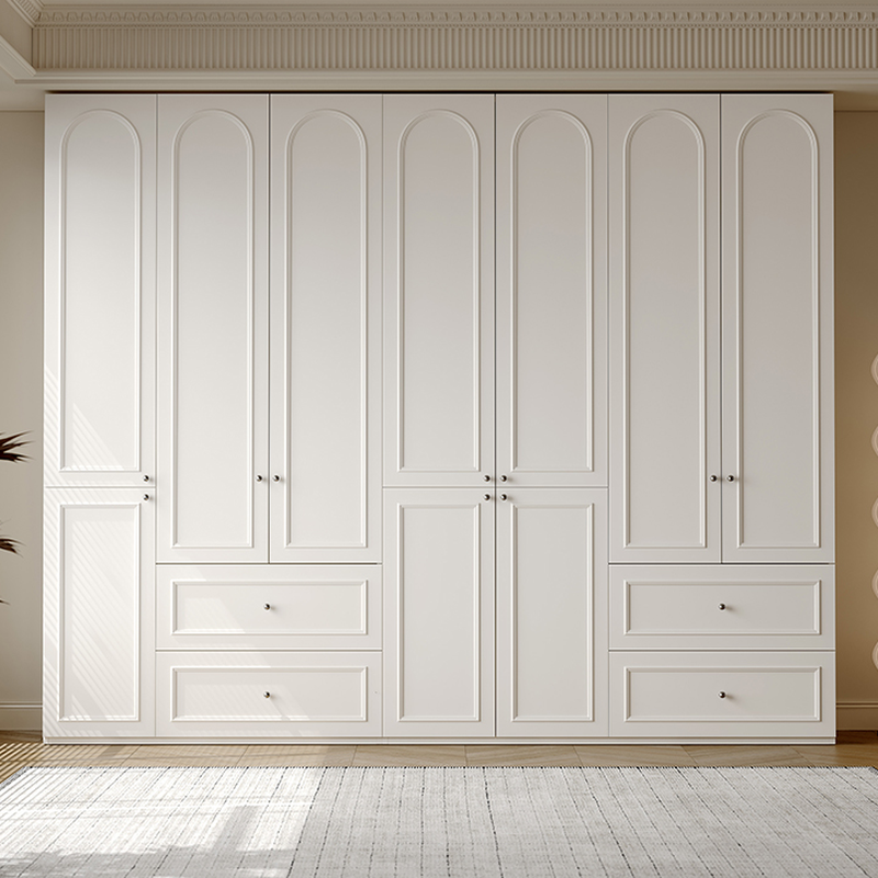 Casual Natural Wood Independent Armoire Cabinet with Soft Close Drawer, Soft Close Door, and Interior Shelves - image 4