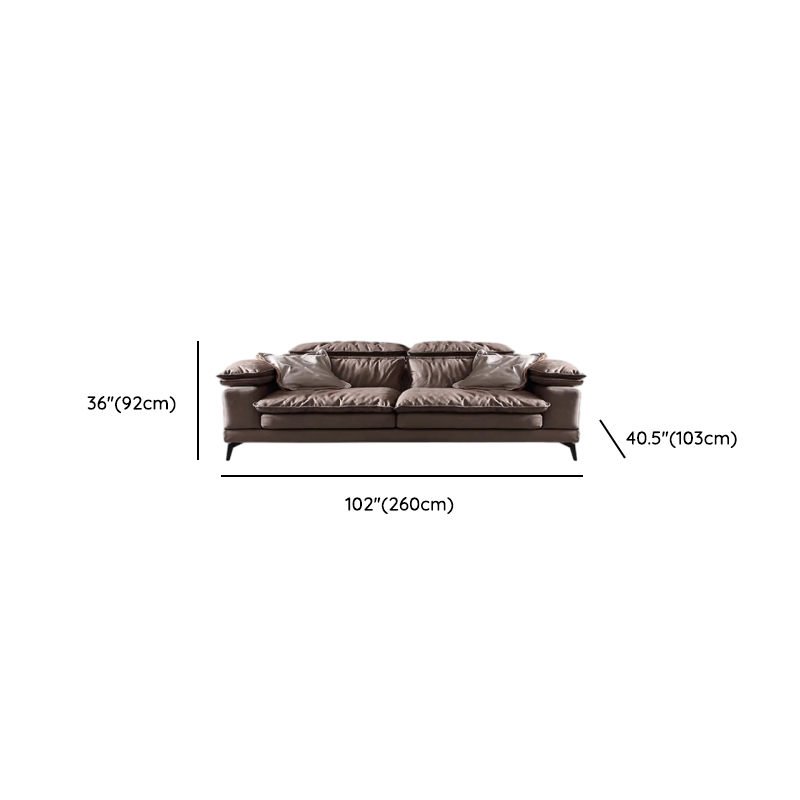 Cocoa Straight/L-Shape Horizontal/Left Hand Facing Sofa Couch/Sofa Recliner in a Contemporary Style - image 8