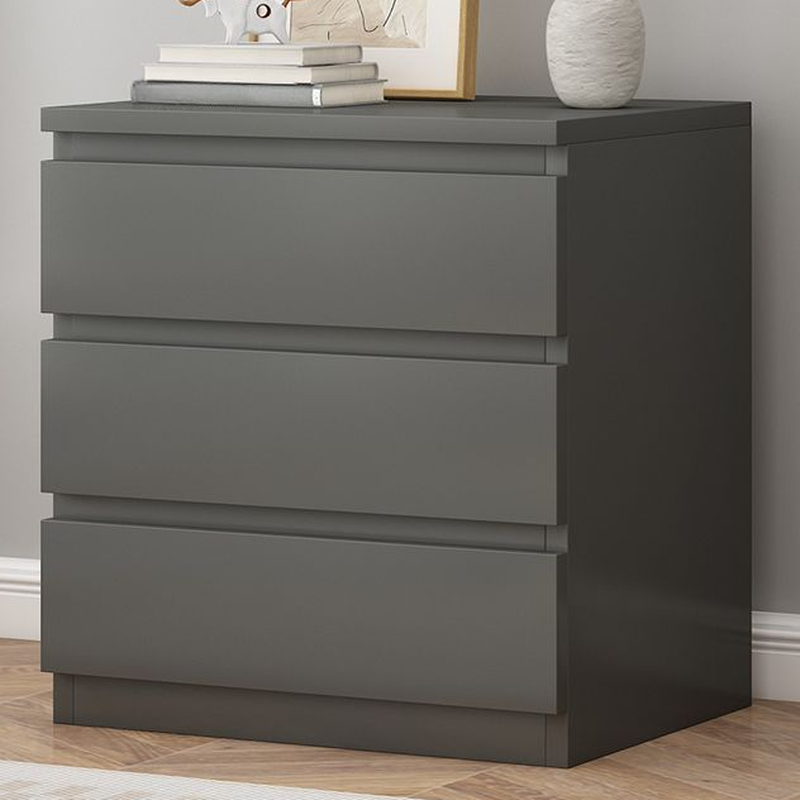Vertical/Horizontal Gray Double Dresser/Bachelor Chest/Semainier with 5 Drawers/3 Drawers/8 Drawers in a Modern Style - image 6