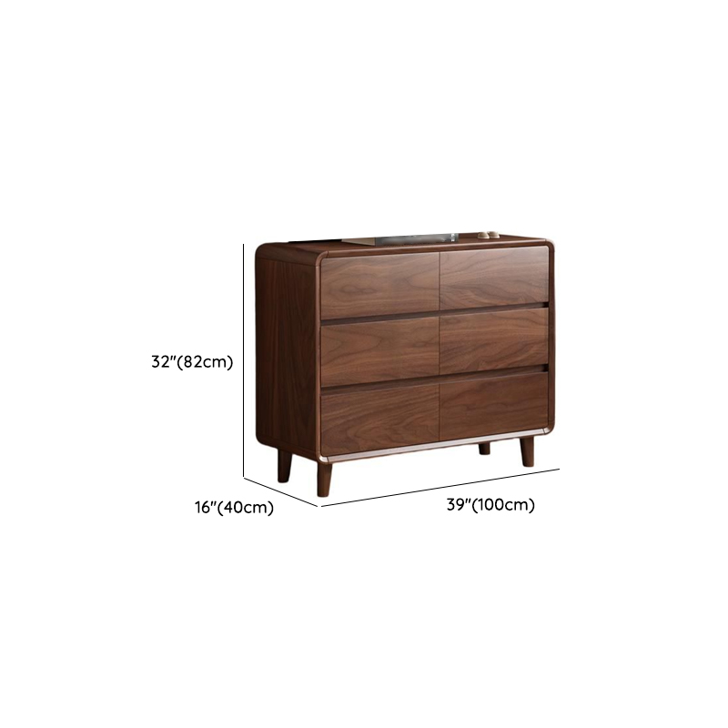 Cocoa Simplistic Natural Wood Double Dresser/Lingerie Chest with 6/9/5 Drawers in Horizontal/Vertical Orientation - image 13