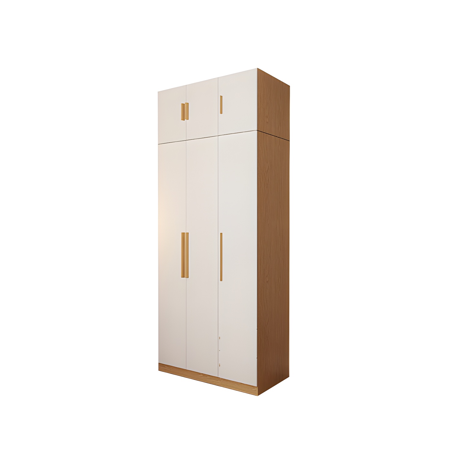 Contemporary Style Wardrobe Wooden Bedroom Closet with Hinged Door - image 11
