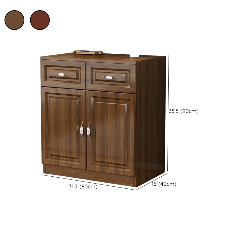 Modern Wood Cabinets Buffets & Sideboards 31.5 inches Width Non-Adjustable Drawers Included - image 13