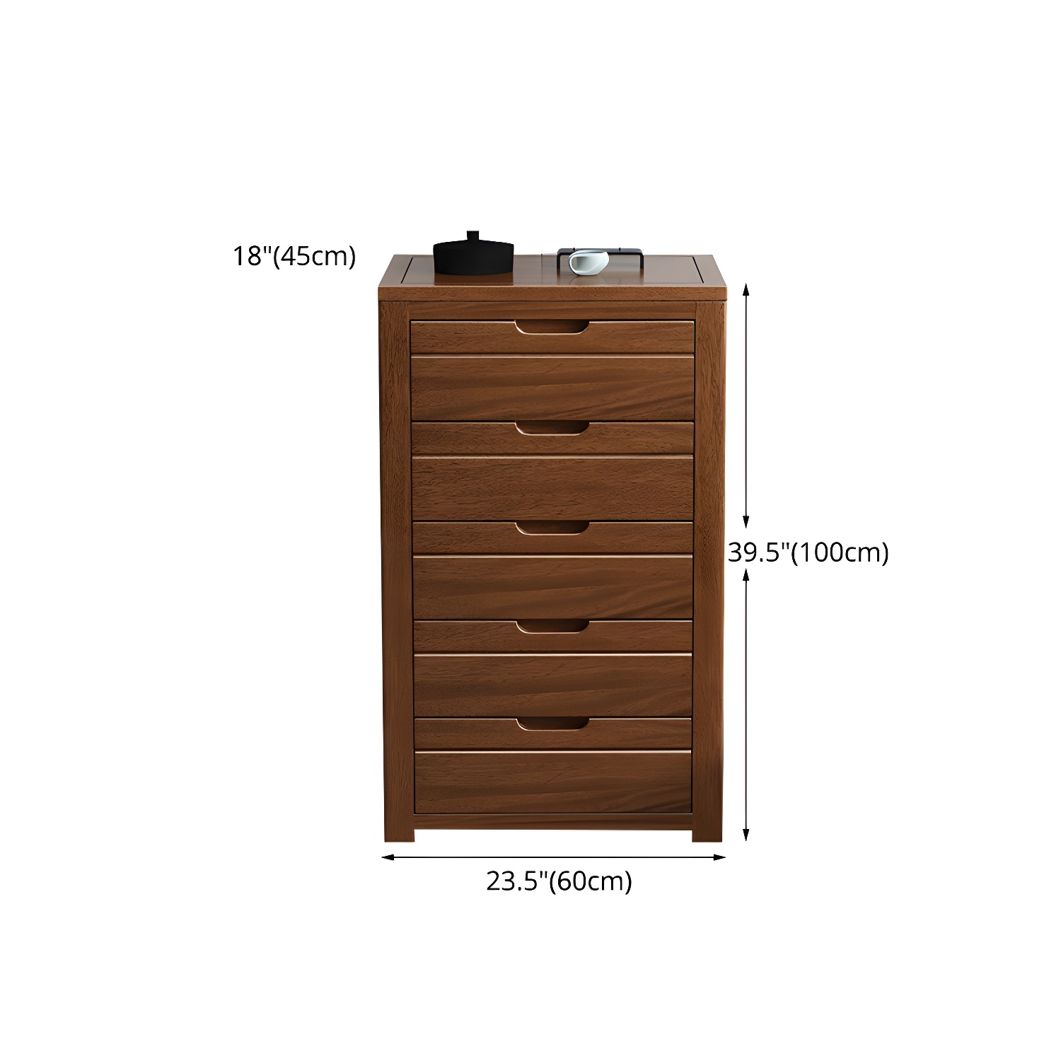 Bedroom Dresser Vertical Solid Wood Storage Chest with 3 / 4 / 5 Drawers - image 24