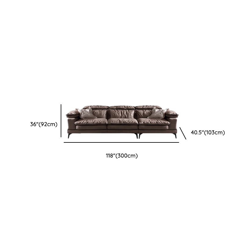Cocoa Straight/L-Shape Horizontal/Left Hand Facing Sofa Couch/Sofa Recliner in a Contemporary Style - image 13