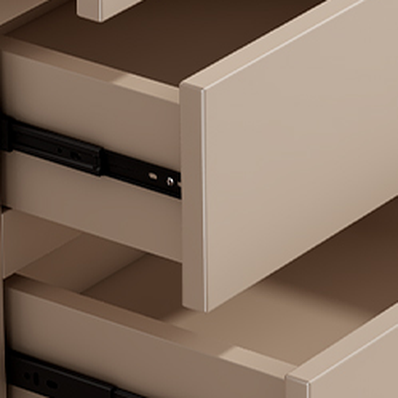 Wooden TV Stand with Shelf, 3 Drawers, Hutch, 2 Interior Shelves, and Cable Management - image 9