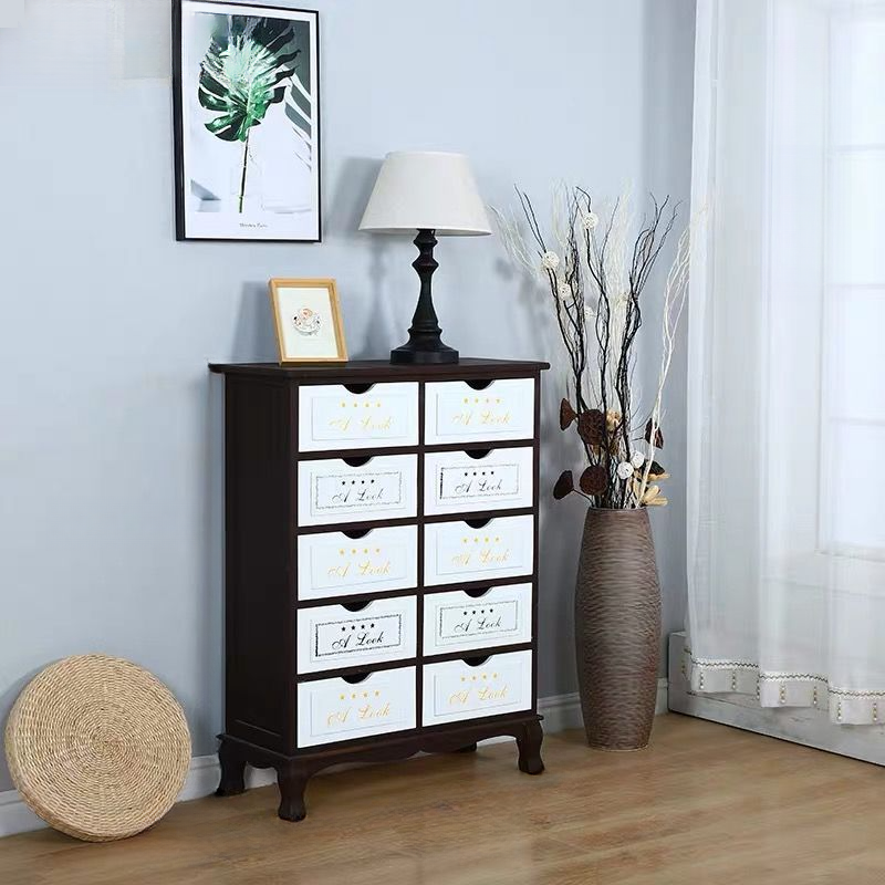 French Wood Vertical Console Dresser with 9 Drawers/7 Drawers/10 Drawers - image 19