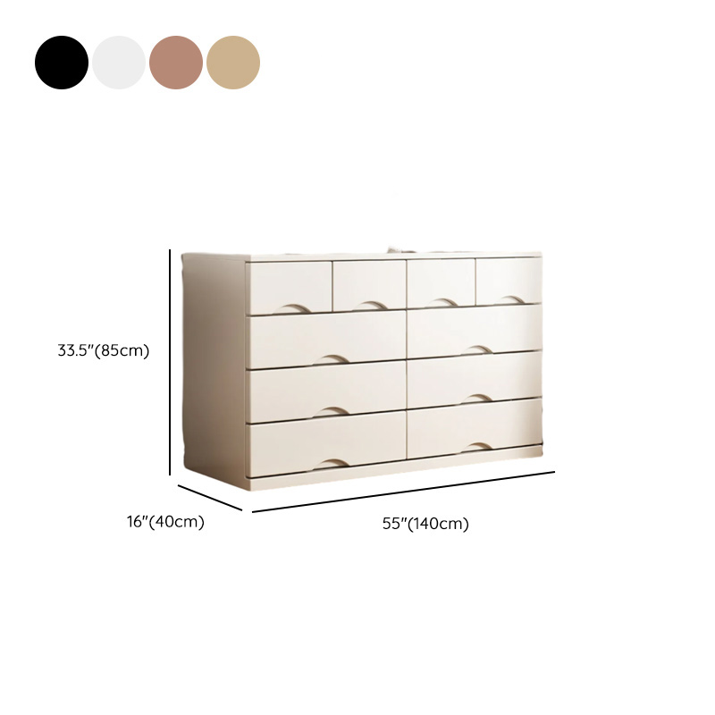 Simple Raw Wood Double Dresser with Multiple Drawer Configurations - Horizontal/Vertical - image 14