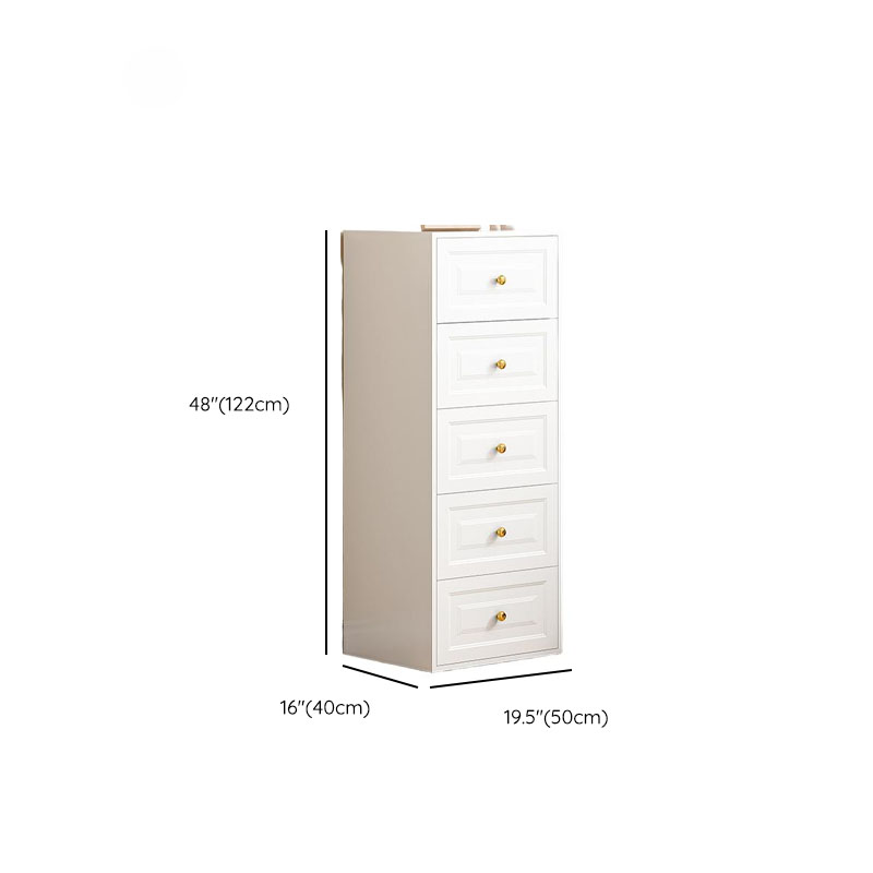 Chalk Casual Metal Bachelor Chest/Semainier with 5 Drawers/3 Drawers/4 Drawers in Vertical/Horizontal Orientation - image 23