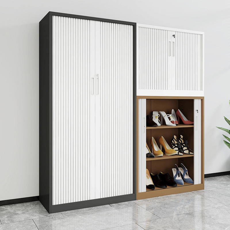 Steel Self-supporting Lockable Accent Cabinet with Sliding Door - image 7