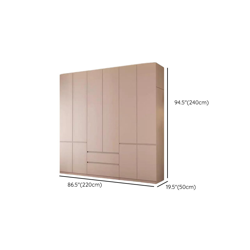 Modish Manufactured Wood Independent Armoire Cabinet with Soft Close Drawer, Soft Close Door, Interior Shelves, and Clothing Rod - image 23