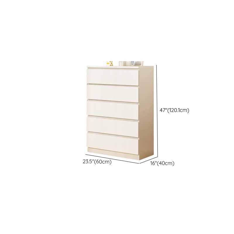 White Simple Manufactured Wood Console Dresser/Bachelor Chest/Lingerie Chest with 10/5/8 Drawers in Horizontal/Vertical Orientation - image 15