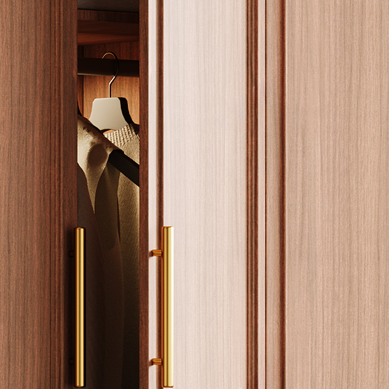 Acorn Minimalist Wooden Independent Wardrobe Closet with Soft Close Drawer, Soft Close Door, and Interior Shelves - image 3