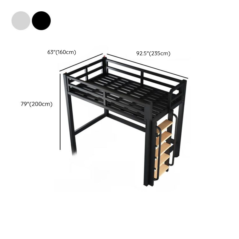 Art Deco High Bed Frame/Bunk Bed with Stair - image 12