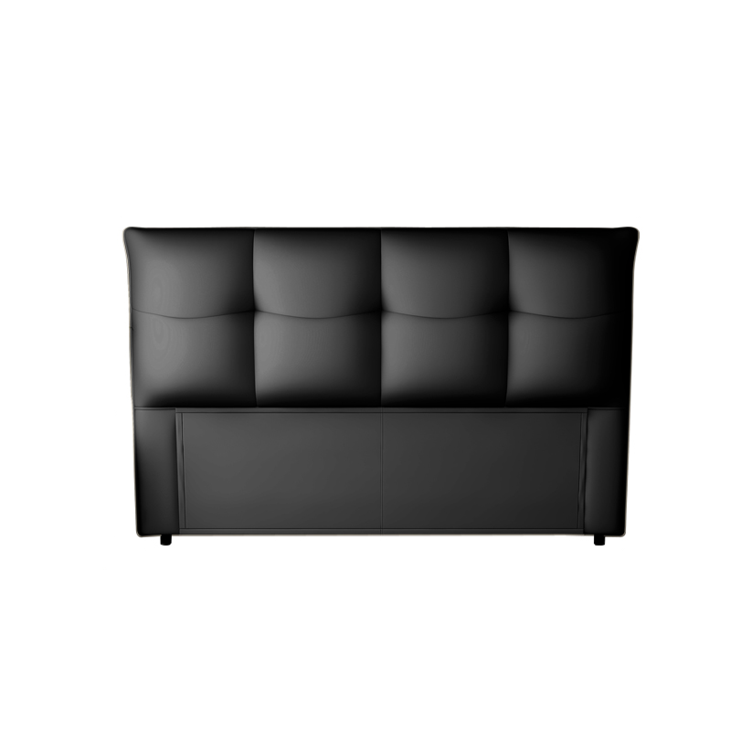 Elegant Pine Wood Full Bed with Tufted Panel Headboard, Rectangle Shape, Sponge Fill, and Standard Height Legs Included