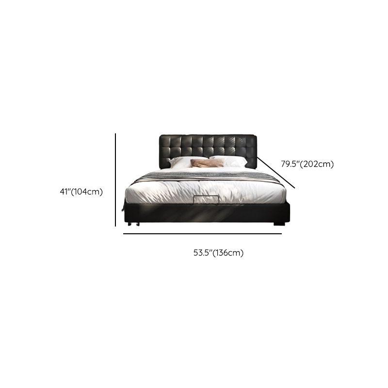 Solid Color Storage Bed with 3 Storage Boxes, Button-tufted Pine Wood Frame for Living Room - image 16