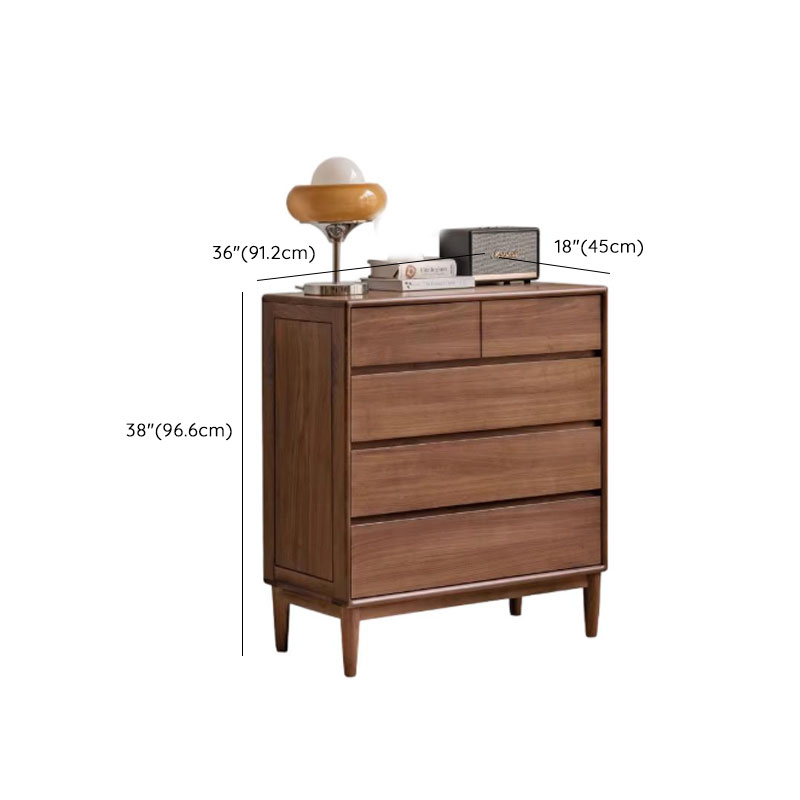 Modish Horizontal/Vertical Cocoa Double Dresser/Lingerie Chest in Raw Wood with 5 Drawers/7 Drawers/6 Drawers - image 13