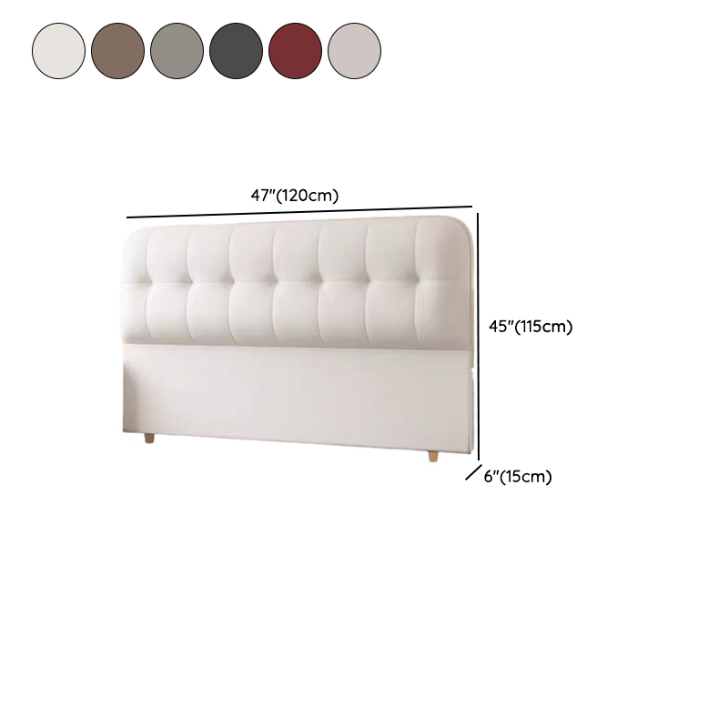 Trendy Panel Headboard with No Distressing, Piled Tufted Rectangle Design for King/Queen/Full Bed, Featuring Sponge Upholstery and Standard Height - image 9