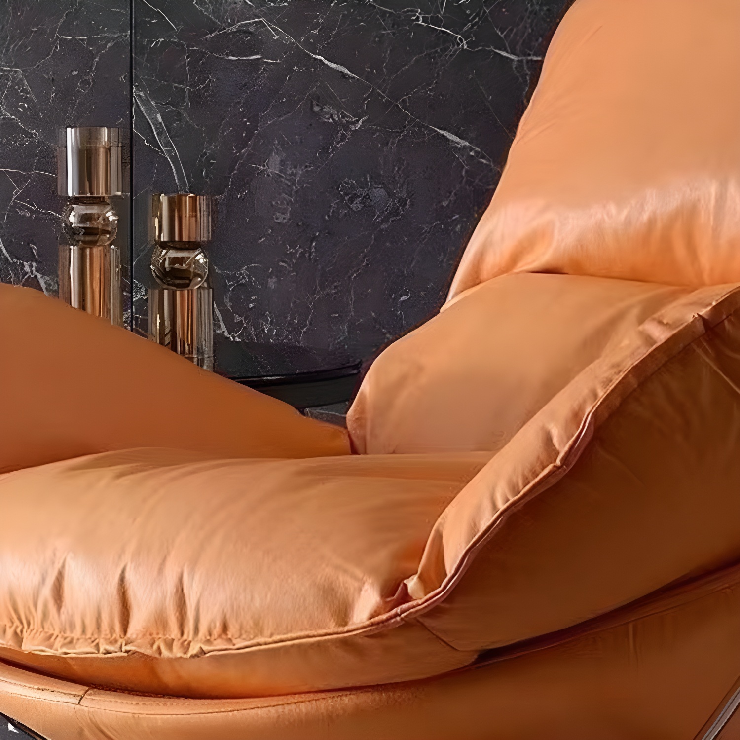 Modern Rocking Chair Upholstered Button-Tufted Glider for Living Room - image 14