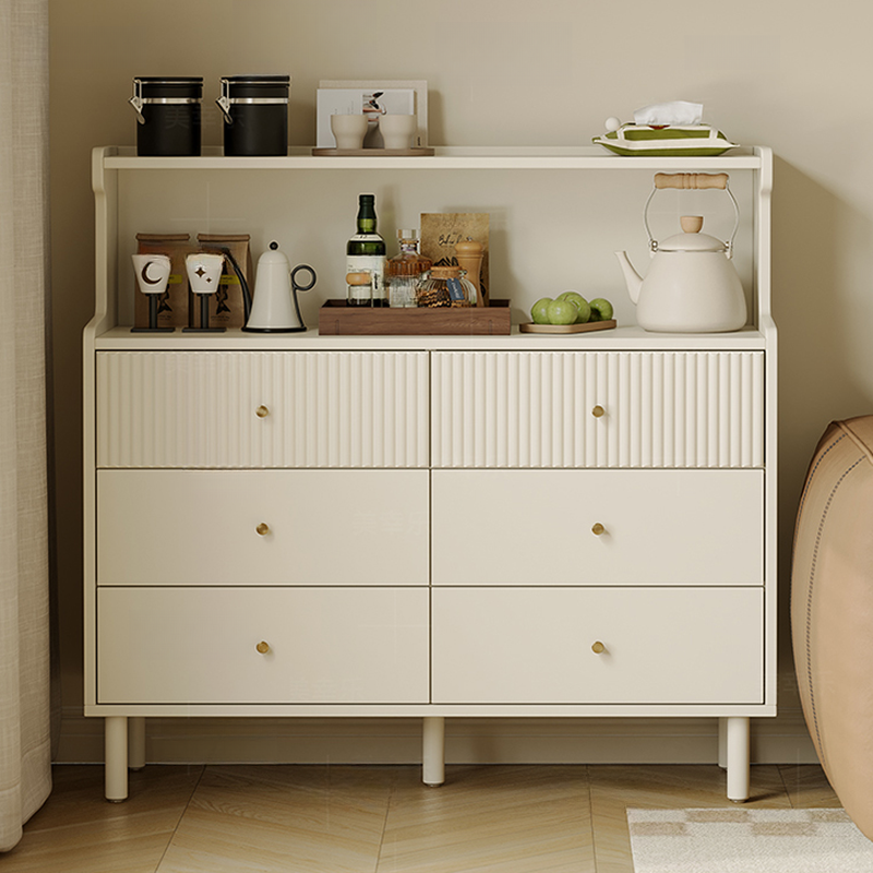 Chalk Casual Composite Wood Console Dresser/Bachelor Chest with Shelves, 8 Drawers/4 Drawers, Vertical Orientation - image 3