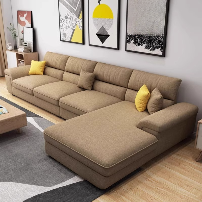 L-Shape Olive Green/Oatmeal/Midnight Black Right Upholstered Sofa Recliner in a Contemporary Style - image 6
