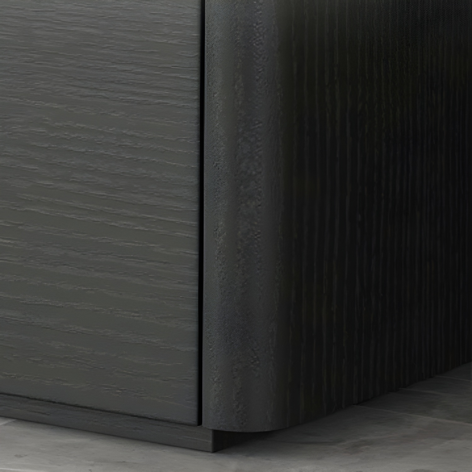 Black Wood TV Stand with Drawers and Cable Management – Modern Style and Low Height - image 7