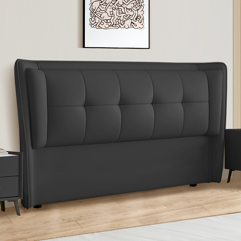 Standard（36-55“） Free-standing Standard Rectangular Full(54"W x 75"L) Stitch-tufted Wingback Headboard with Timber Frame and Sponge Filing