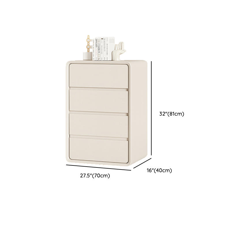 Ivory Contemporary Faux Leather Dresser with 3/4/5 Tiers - image 14