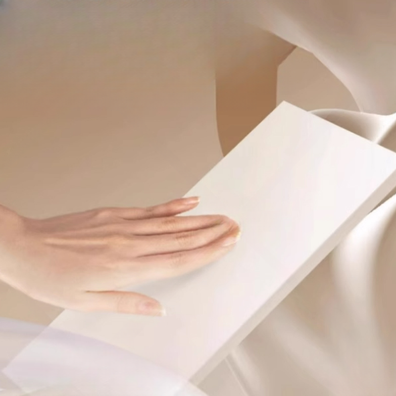 Chalk Modish Natural Wood Wardrobe Closet with Soft Close Drawer, Soft Close Door, Interior Shelves, and Clothing Rod