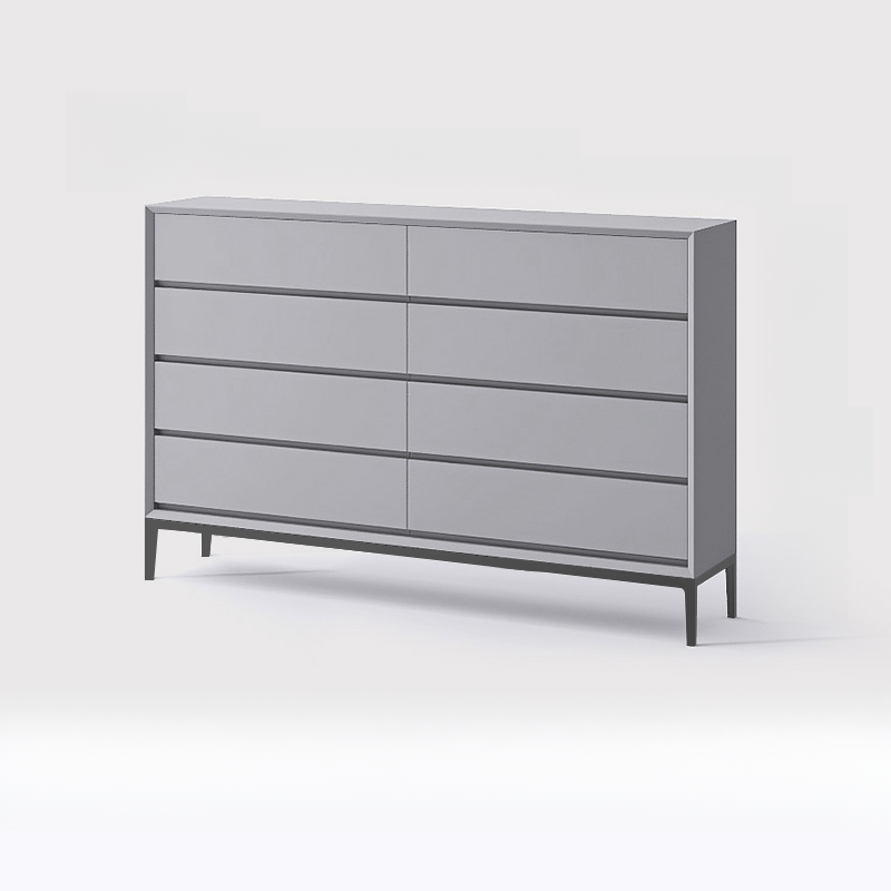 Trendy Raw Wood Console Dresser, Horizontal with 8 Drawers - image 6