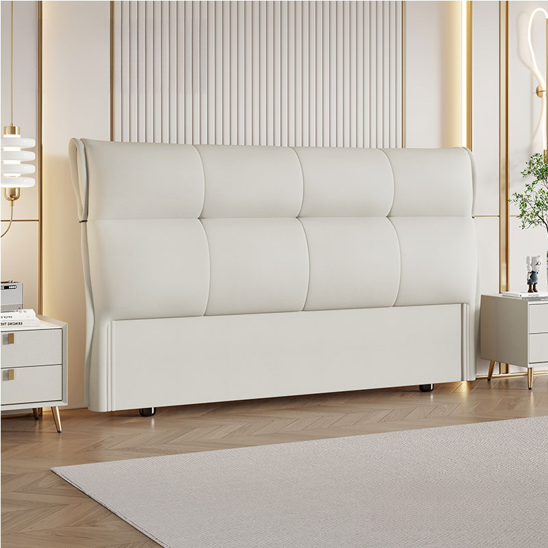 Art Deco Style Panel Headboard with No Distressing, Decorative-stitched Tufting, Rectangle Shape for Queen/Full/Twin XL Bed, Sponge Upholstery Fill, Standard Height - image 6