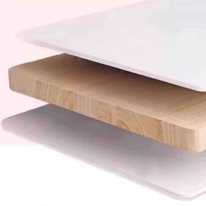 White Minimalist Manufactured Wood Wardrobe Closet with 2 Drawers, Interior Shelves, and Clothing Rod