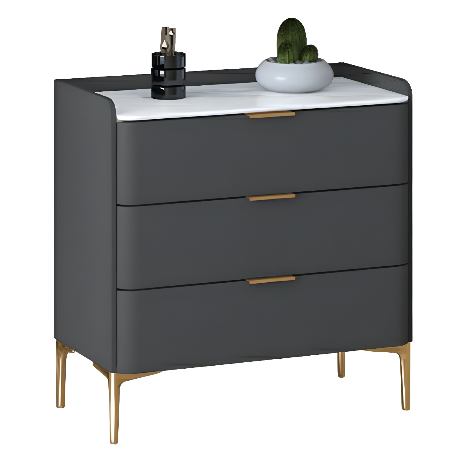 Modern Pine Wood Dresser with Drawers and Soft Close Glides in Narrow Design - image 3