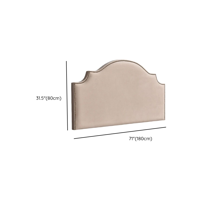 No Distressing Twin XL/Full/Queen Panel Headboard with Nailhead Border, Portman Shape, Sponge Fill, Wall Mounted, Low Height - image 22