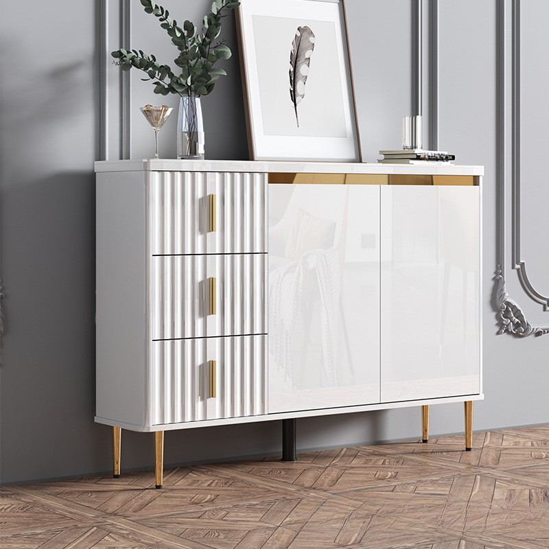 Luxurious Chalk Stone Standard Flooring Sideboard with 3 Doors & Variable Shelf - image 9