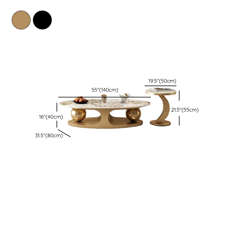 Nested Oblong Coffee Table Ideal for Small Spaces - image 15