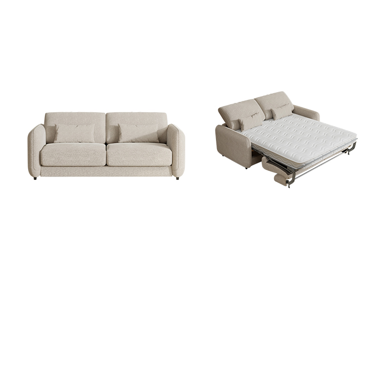 Modish Solid Color Scratch-durable Standard Sofa/Loveseat in Light Gray/Mocha/Off-White for 2-seater - image 4