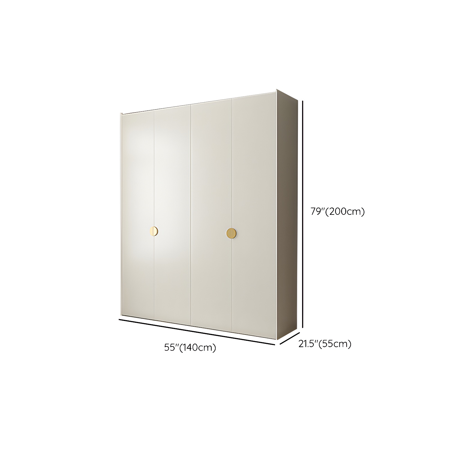 Engineered Wood Wardrobe Cabinet Modern Wardrobe Closet with Shelves for Home - image 10
