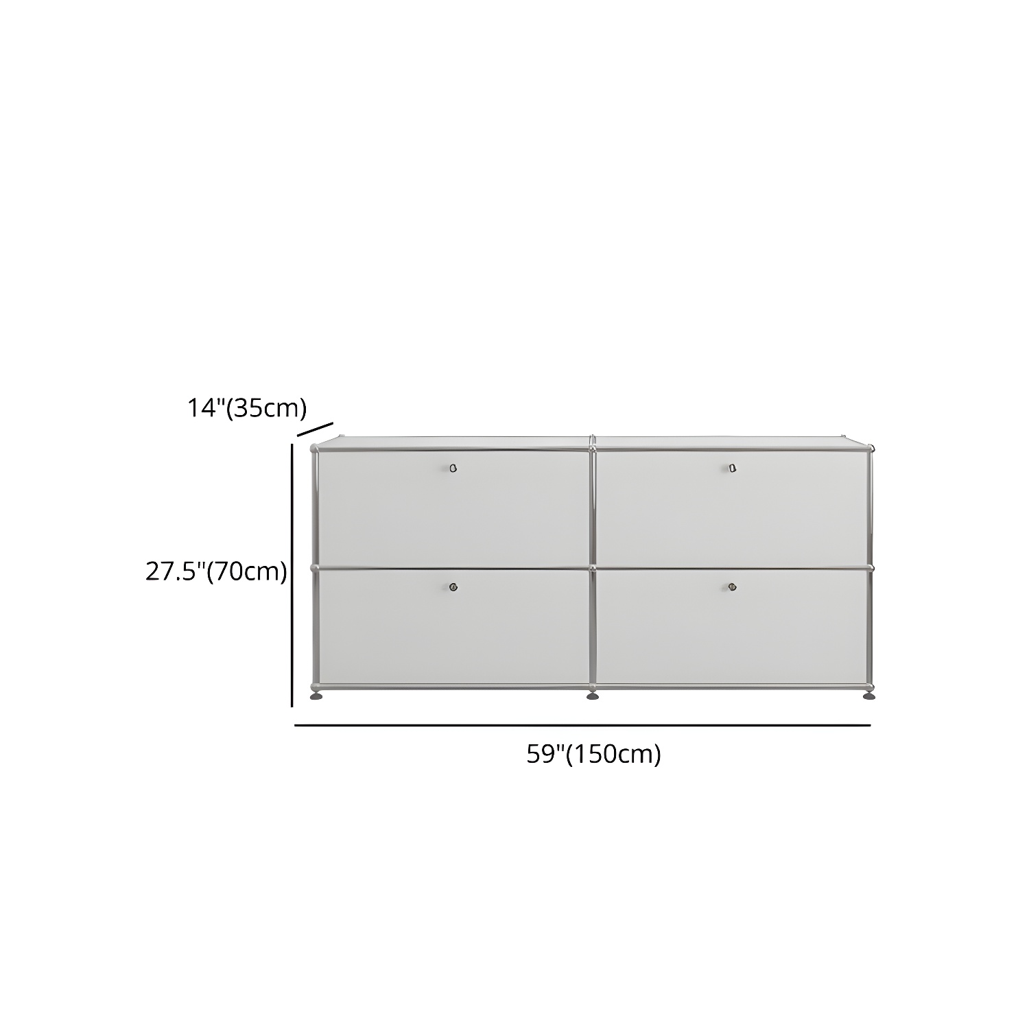 Modern Rectangle Storage Server Metal Sideboard for Dining Room - image 18