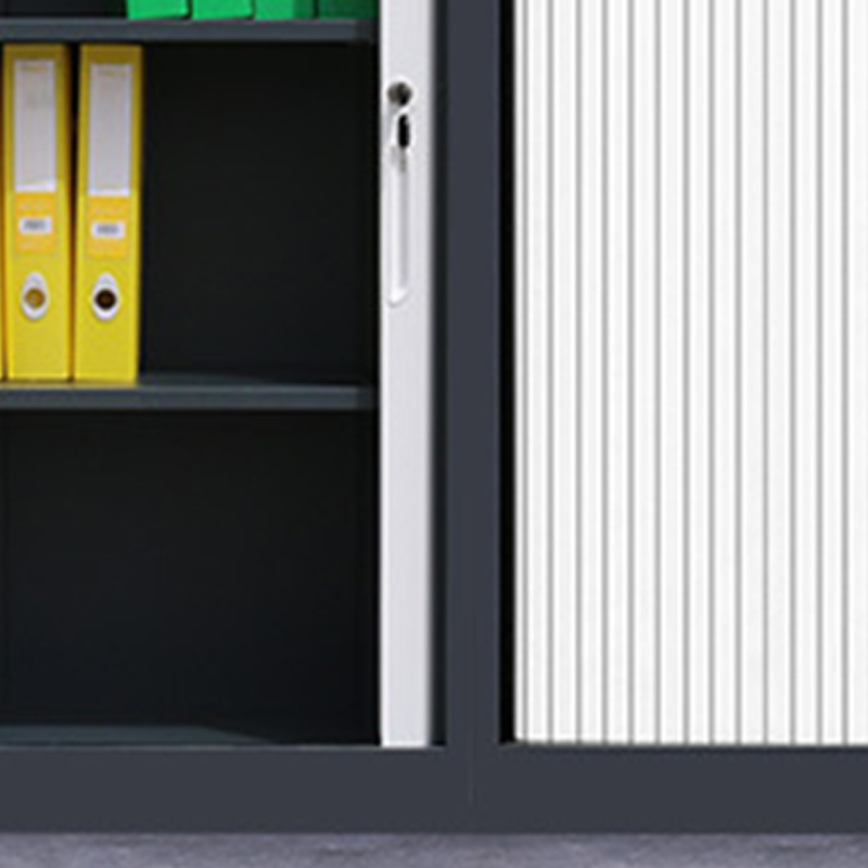 Steel Detached Rainproof Lockable Accent Cabinet with Sliding Door - image 13