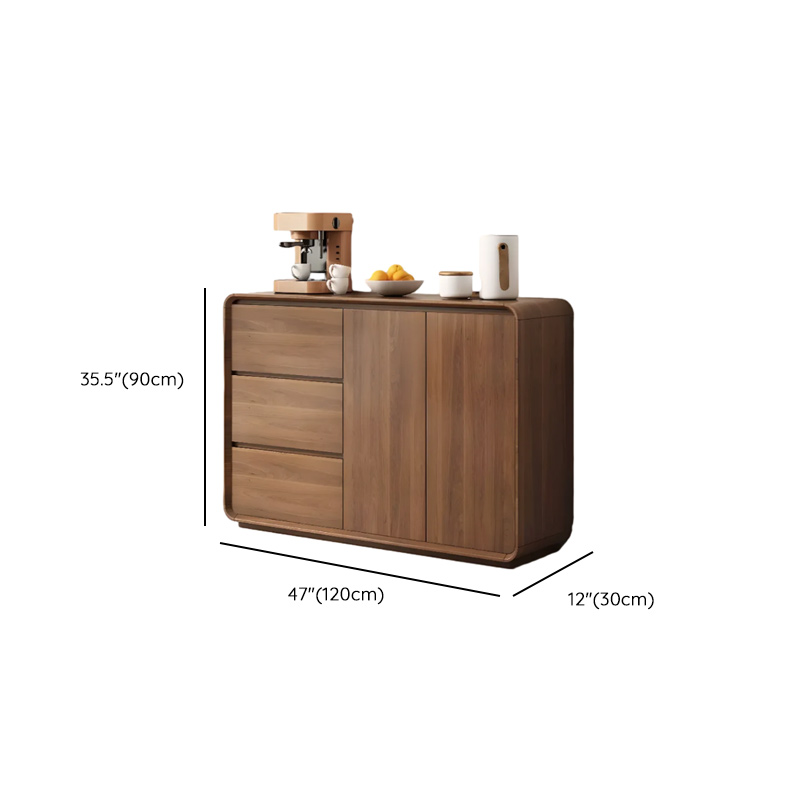 Ground Detached Cocoa Worktop Sideboard with Kitchen Gadget Storage for Culinary Space - image 13