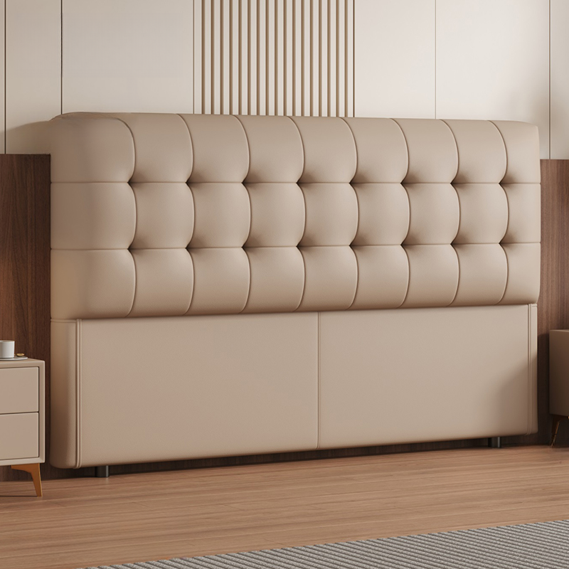 Trendy Panel Headboard with No Distressing, Piled Tufted Rectangle Design for King/Queen/Full Bed, Featuring Sponge Upholstery and Standard Height - image 9