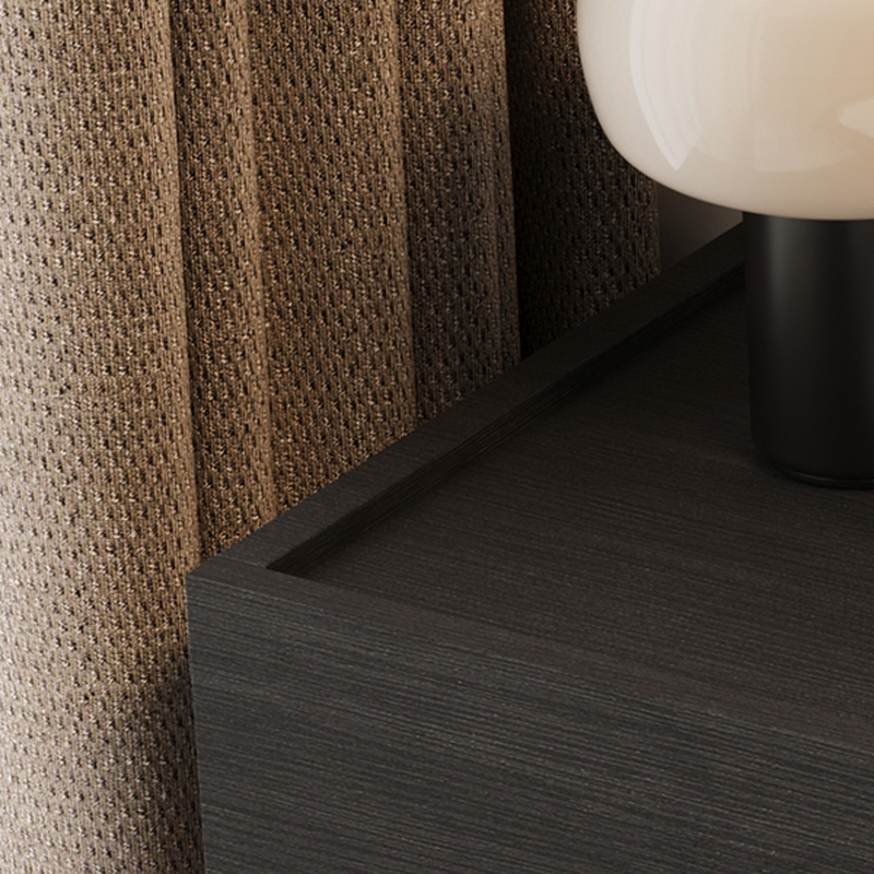 Organic Modern Nightstand With Drawer Organization featuring 2 Drawers and Composite Wood Countertop - image 12