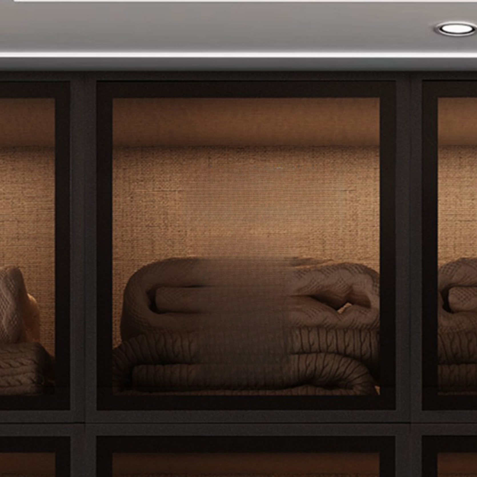 Chestnut Contemporary Lumber Cabinet Armoire with Soft Close Drawer, Soft Close Door, Interior Shelves, and Hanging Rod - image 7