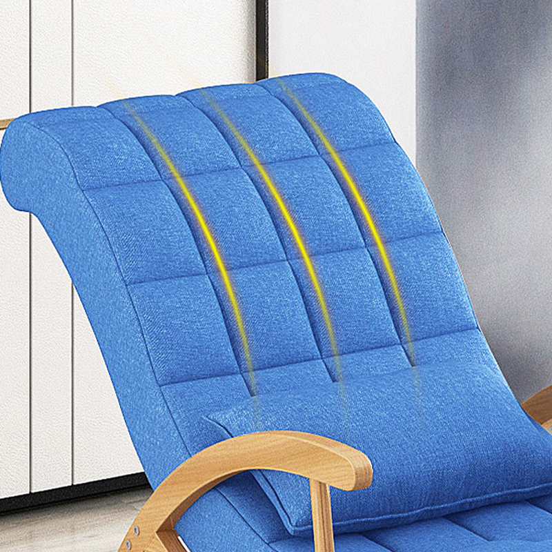 Modern Upholstered Rocking Chair with Track Arms - Comfortable and Stylish Design - image 17