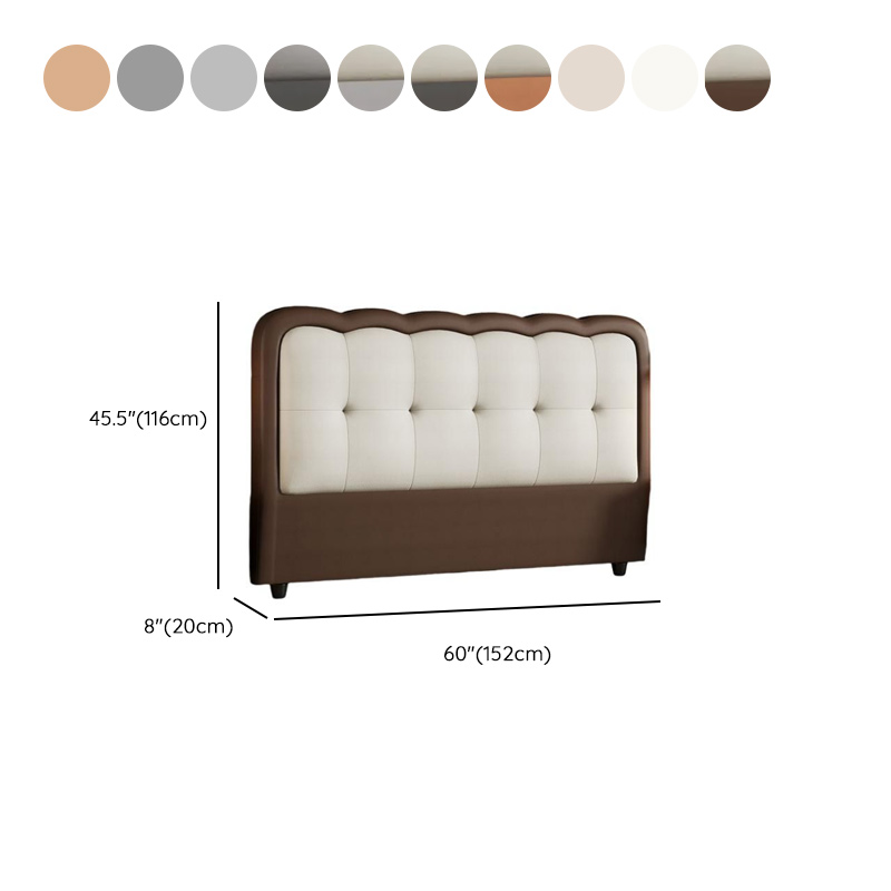 Trendy Queen(60"W x 80"L)/Full(54"W x 75"L) Standard（36-55“） Rectangular Stitch-tufted No Distressing Panel with Sponge Cushion - image 16