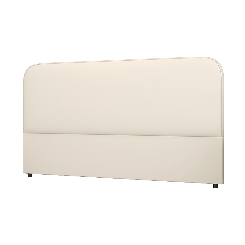 Simplistic Style Panel Headboard in Natural Wood with No Distressing, Rectangular Shape for Queen/Full/Twin XL Bed, Featuring Sponge Upholstery Fill and Standard Height